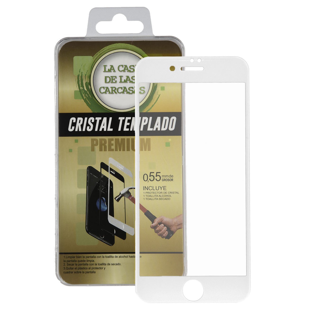 Cristal Templado Completo para iPhone 7 Plus