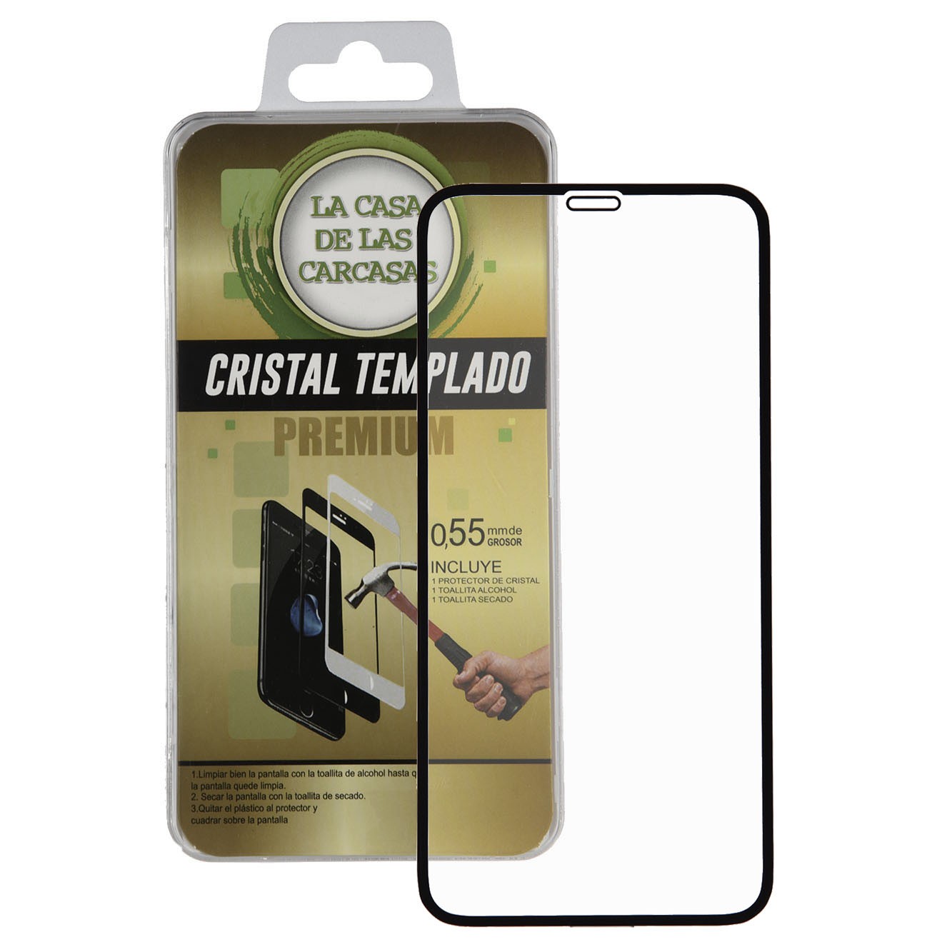 Cristal Templado Completo para iPhone X
