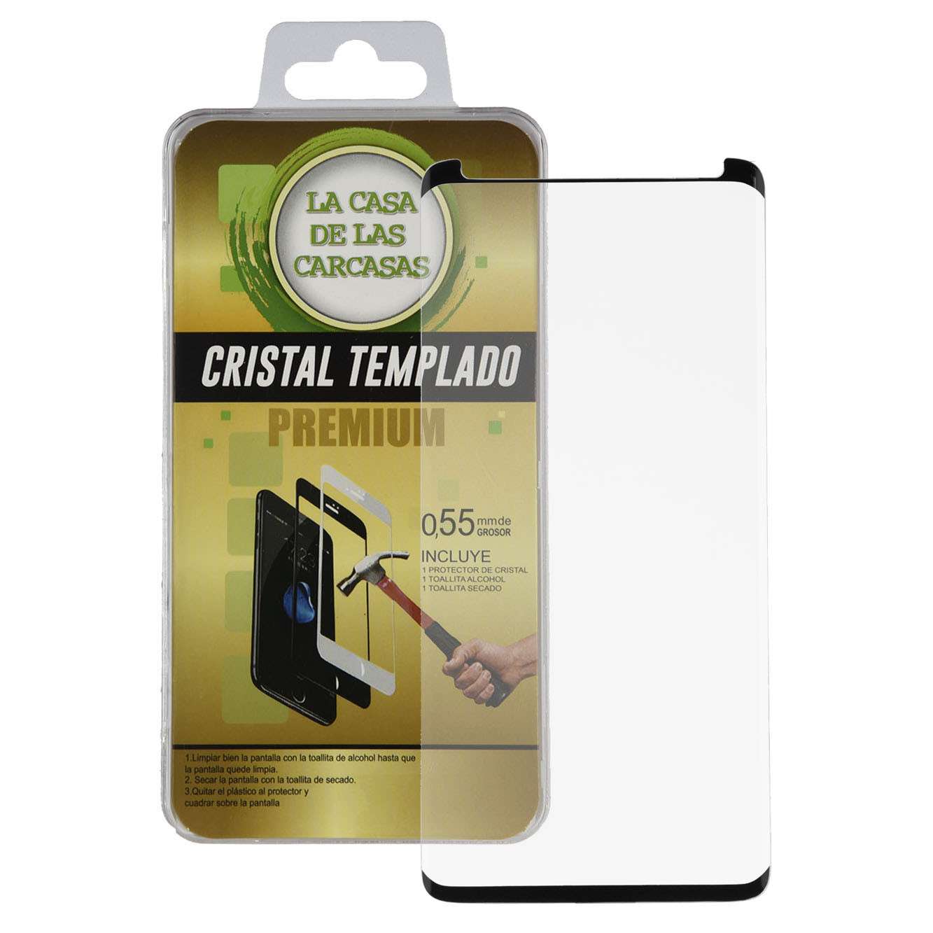 Cristal Templado Completo para Samsung Galaxy S9 Plus