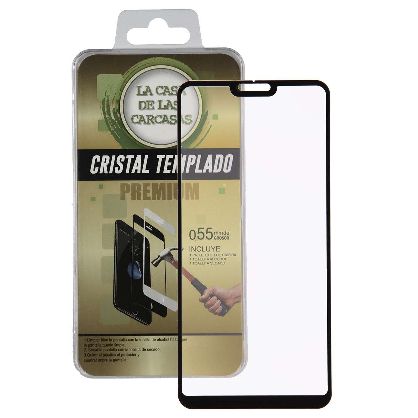 Cristal Templado Completo para Xiaomi Mi 8 Lite