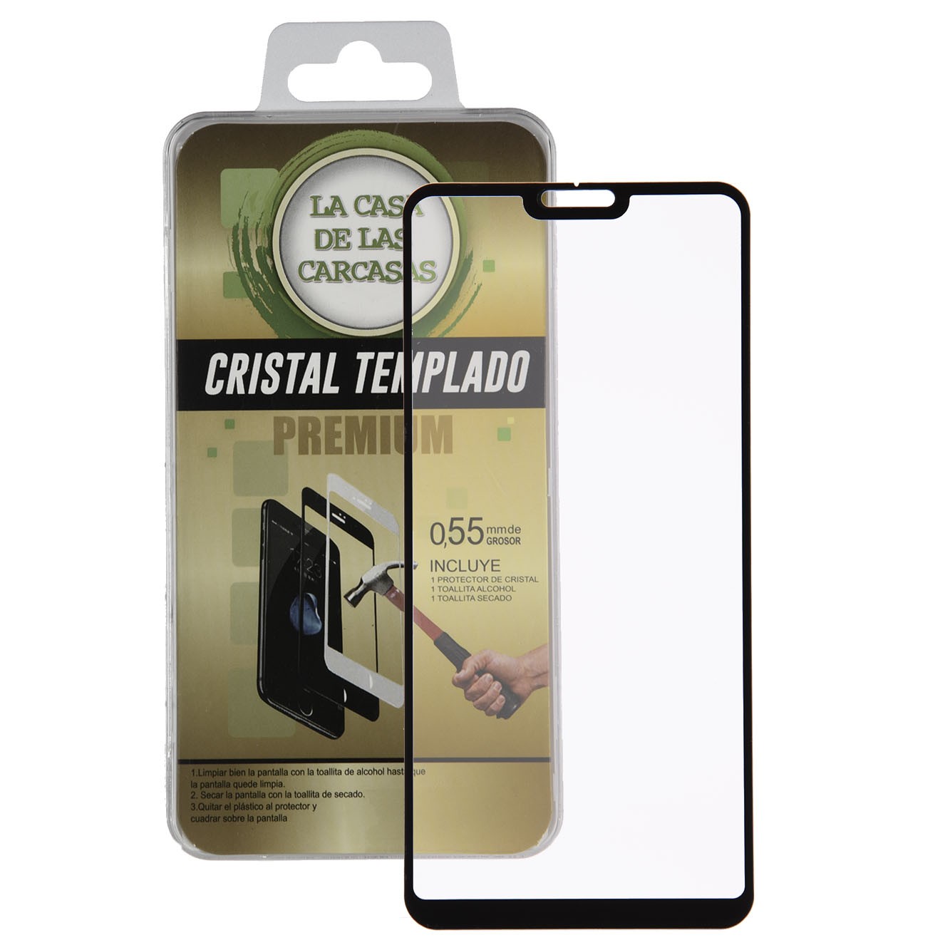 Cristal Templado Completo para Xiaomi Mi 8 Lite
