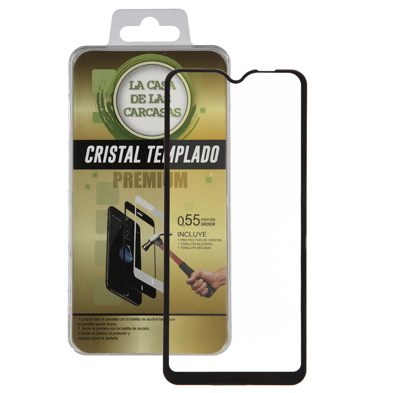 Cristal Templado Completo para Samsung Galaxy A20e