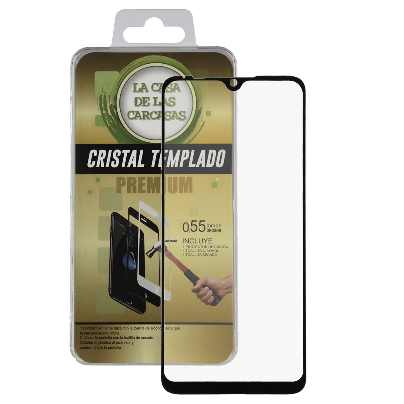 Cristal Templado Completo para Xiaomi Mi A3