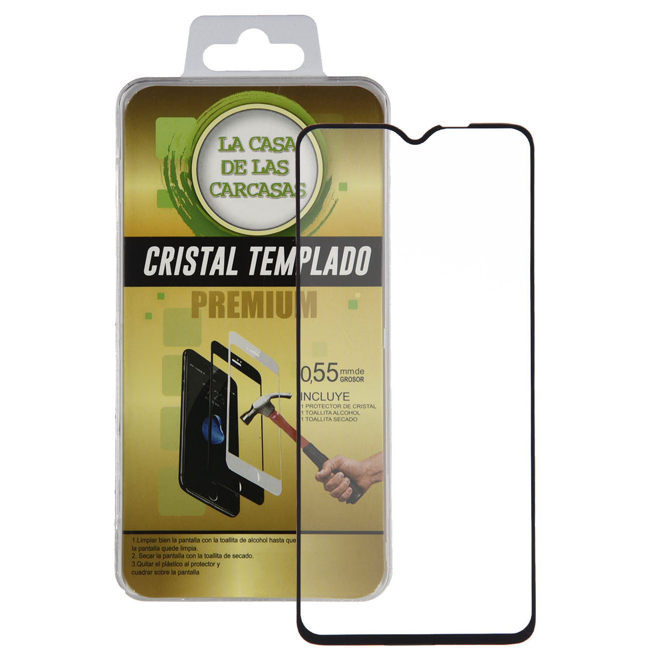 Cristal Templado Completo para Xiaomi Redmi Note 8 Pro