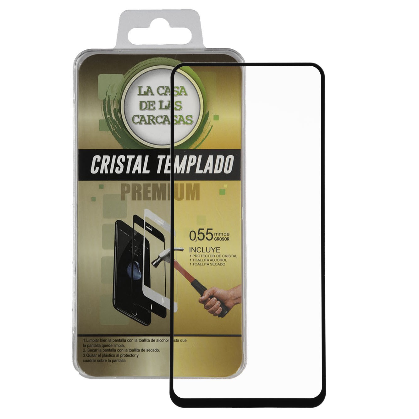 Cristal Templado Completo para Xiaomi Redmi Note 9S