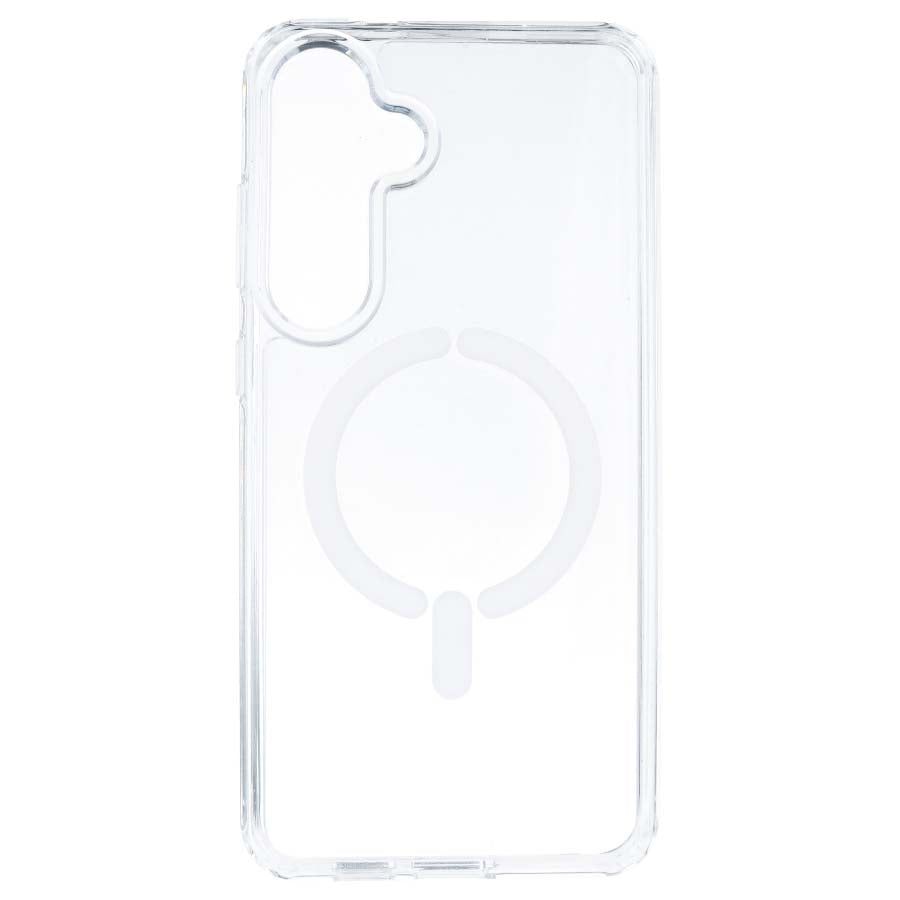Funda Transparente Logo Compatible con Magsafe para Samsung Galaxy S24 Plus
