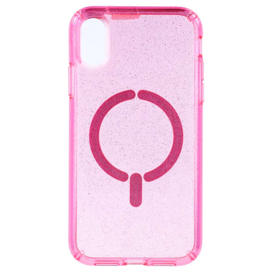 Funda Purpurina Compatible con MagSafe para iPhone XR