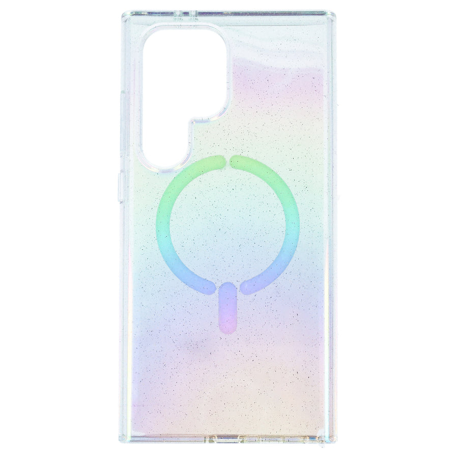 Funda Purpurina Compatible con MagSafe para Samsung Galaxy S24 Ultra