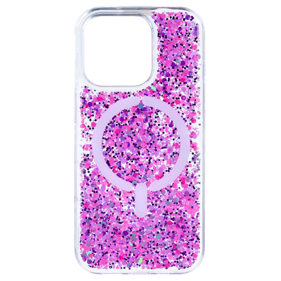 Funda Ring Glitter Compatible con Magsafe para iPhone 16 Pro Max