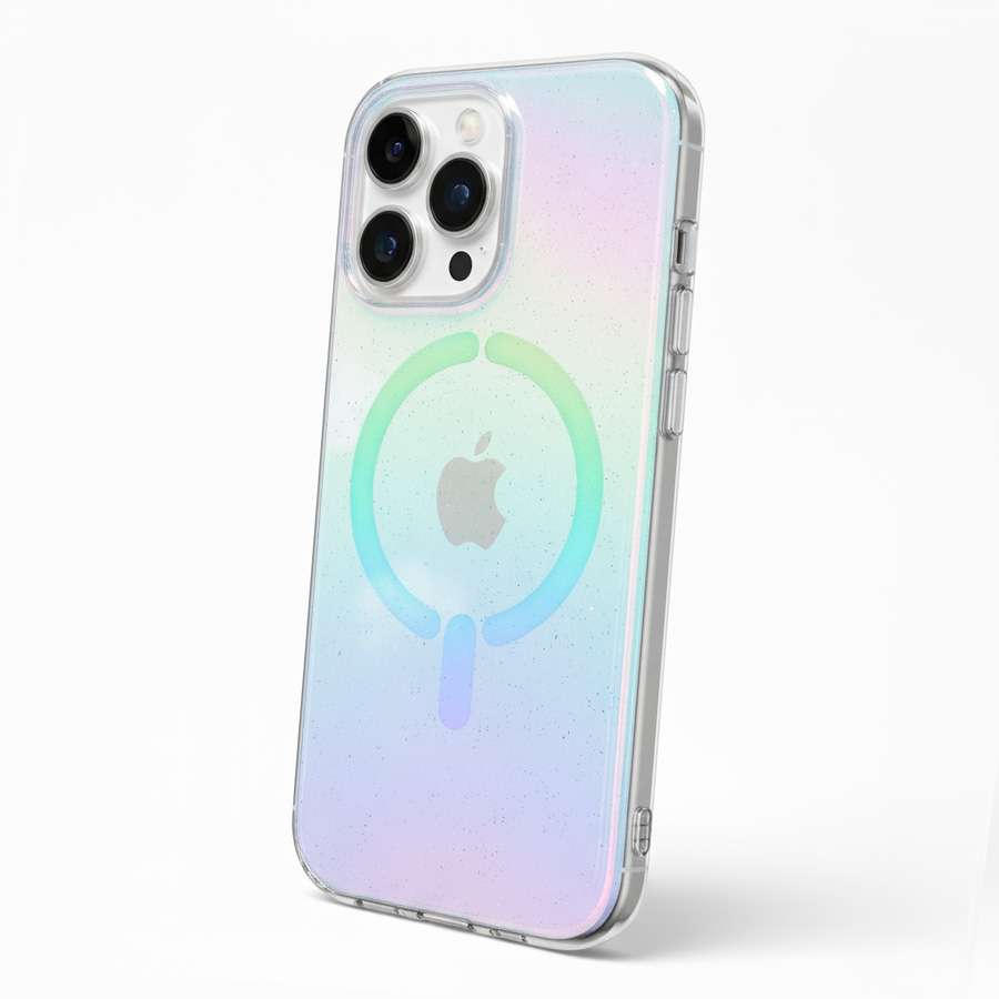 Funda Purpurina Compatible con MagSafe para iPhone 16 Pro Max