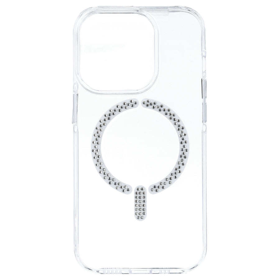 Funda Antiyellow Compatible con MagSafe con Brillantes para iPhone 13 Pro Max