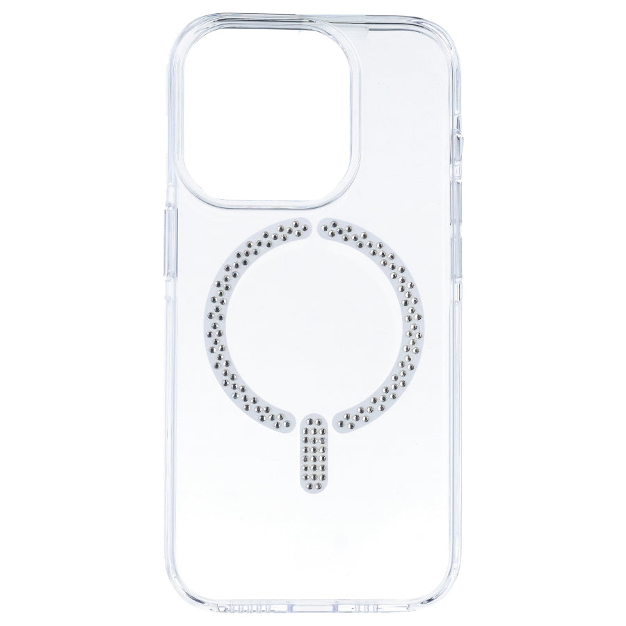Funda Antiyellow Compatible con MagSafe con Brillantes para iPhone 15 Pro