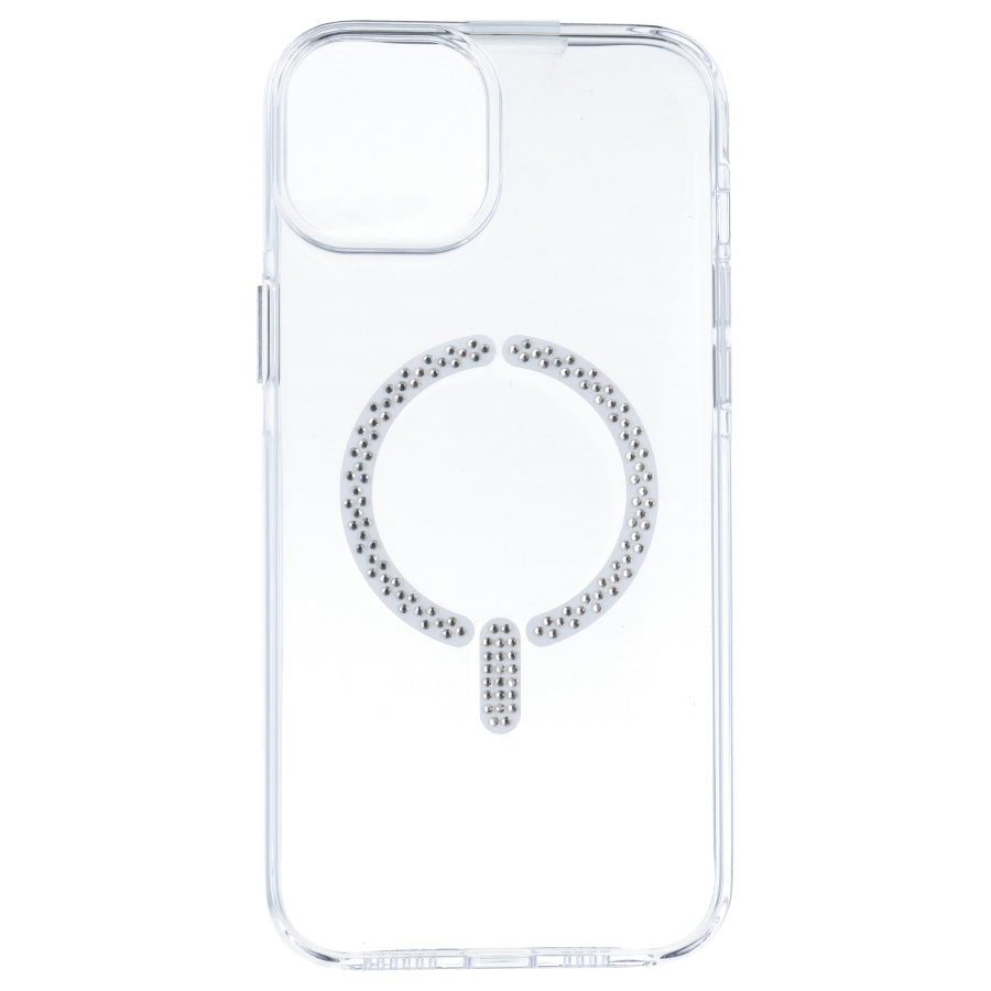 Funda Antiyellow Compatible con MagSafe con Brillantes para iPhone 15 Plus