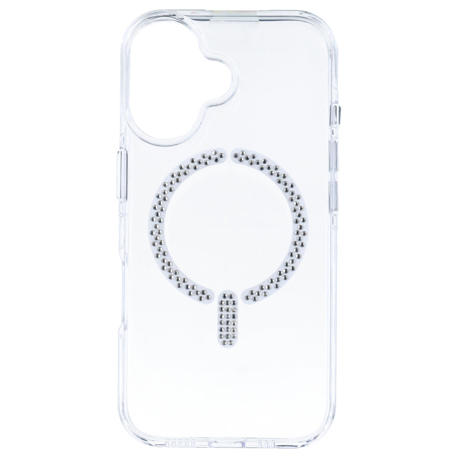 Funda Antiyellow Compatible con MagSafe con Brillantes para iPhone 16