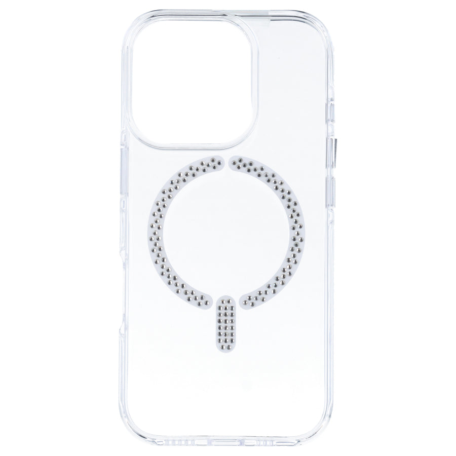 Funda Antiyellow Compatible con MagSafe con Brillantes para iPhone 16 Pro