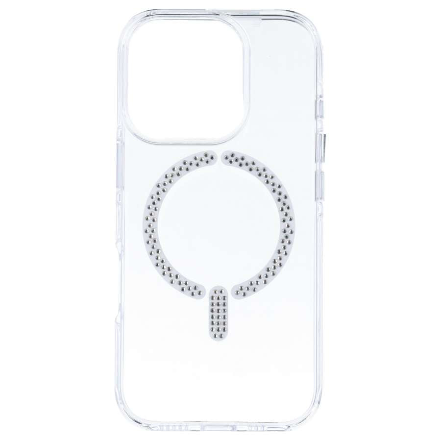 Funda Antiyellow Compatible con MagSafe con Brillantes para iPhone 16 Pro Max