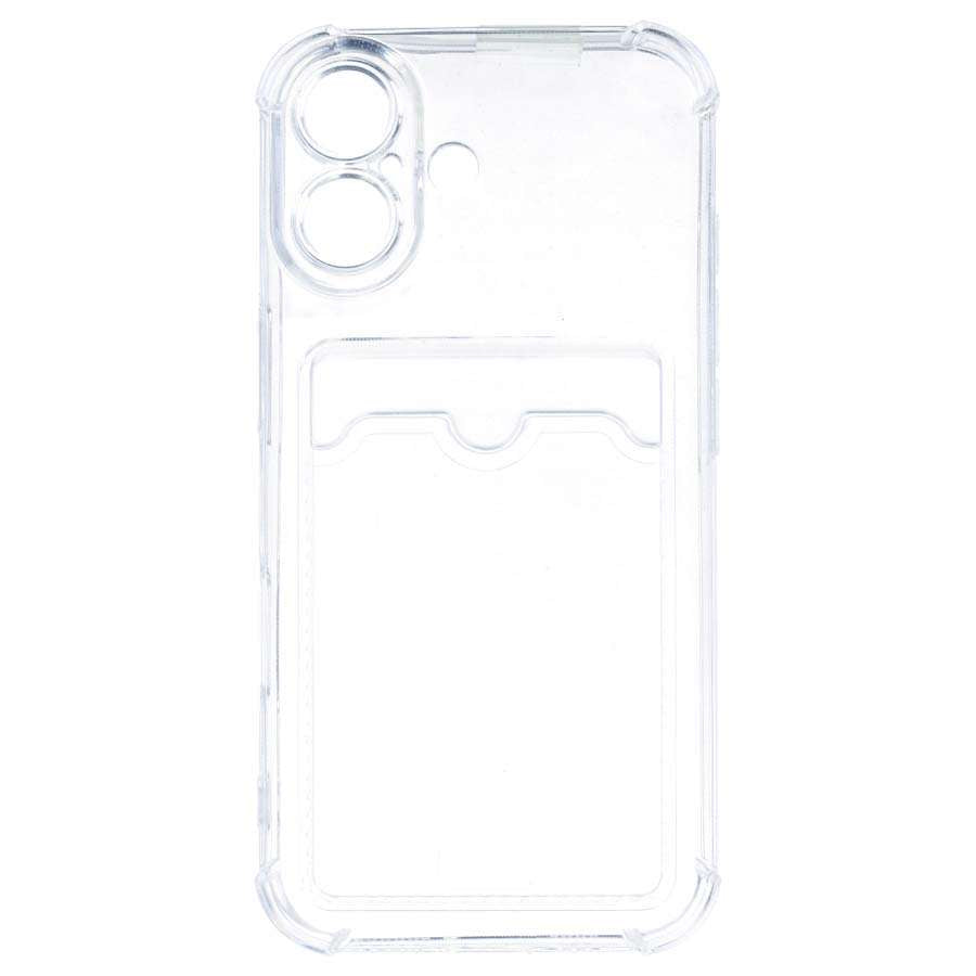 Funda Silicona Cubre con Tarjetero para iPhone 17