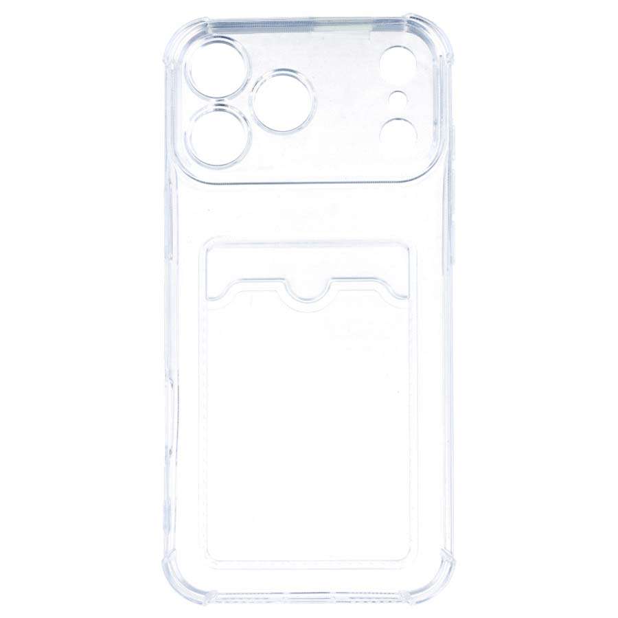 Funda Silicona Cubre con Tarjetero para iPhone 17 Pro
