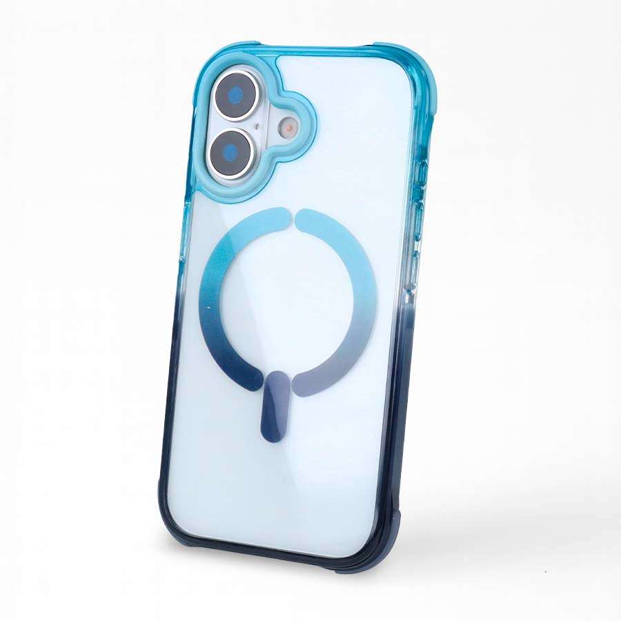 Funda Bumper Reforzada Degradada compatible con MagSafe para Alcatel 1B 2020