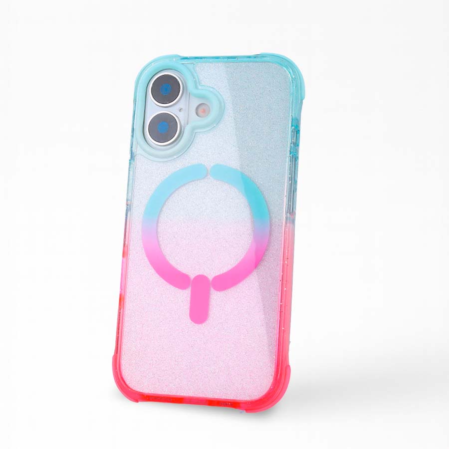Funda Bumper Reforzada Degradada compatible con MagSafe para Alcatel 1B 2020